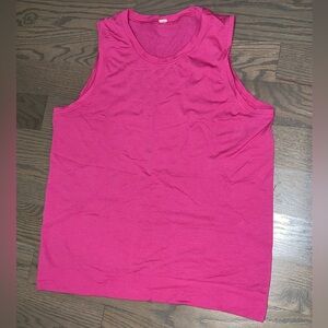 pink lululemon oversized tank